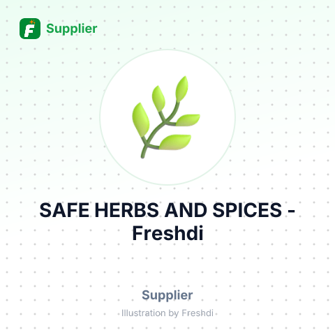 SAFE HERBS AND SPICES – summary card, no photo uploaded yet