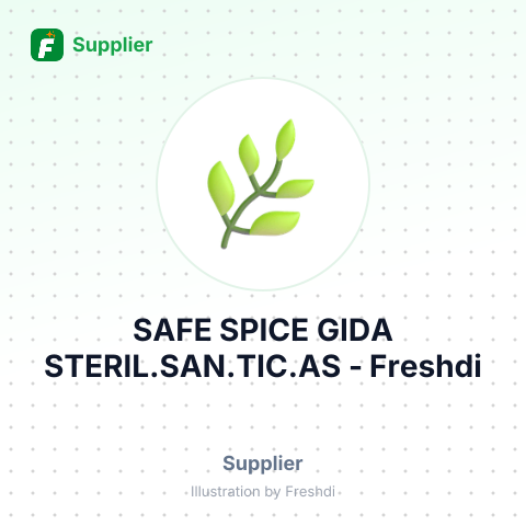 SAFE SPICE GIDA STERIL.SAN.TIC.AS – summary card, no photo uploaded yet
