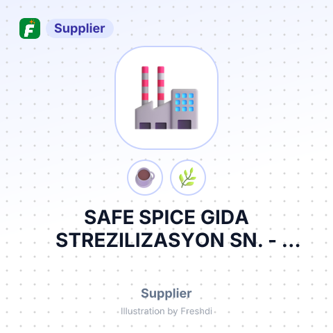 SAFE SPICE GIDA STREZILIZASYON SN. – summary card, no photo uploaded yet