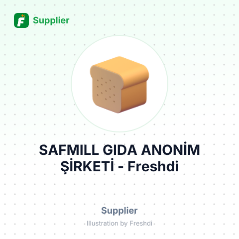 SAFMILL GIDA ANONİM ŞİRKETİ – summary card, no photo uploaded yet
