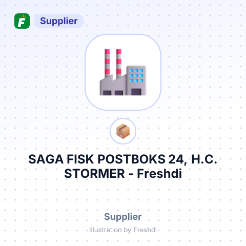 SAGA FISK POSTBOKS 24, H.C. STORMER – summary card, no photo uploaded yet