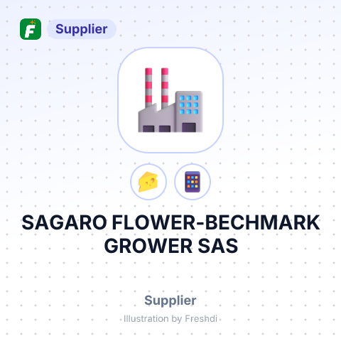 SAGARO FLOWER-BECHMARK GROWER SAS – summary card, no photo uploaded yet