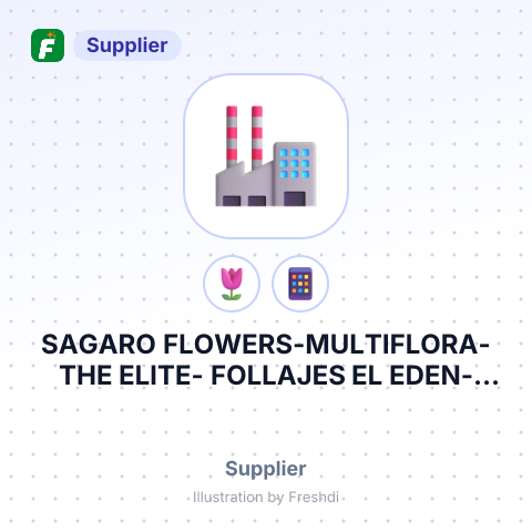 SAGARO FLOWERS-MULTIFLORA-THE ELITE- FOLLAJES EL EDEN-BENCHMARK-PHYTOTEC SAS – summary card, no photo uploaded yet
