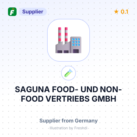 SAGUNA FOOD- UND NON- FOOD VERTRIEBS GMBH – summary card, no photo uploaded yet