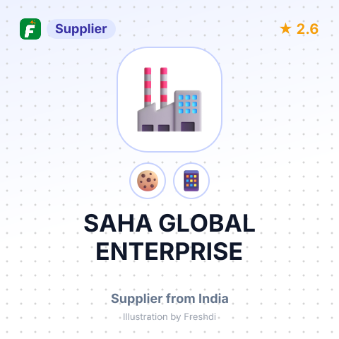 SAHA GLOBAL ENTERPRISE – summary card, no photo uploaded yet