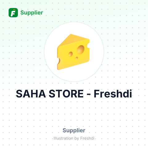 SAHA STORE – summary card, no photo uploaded yet