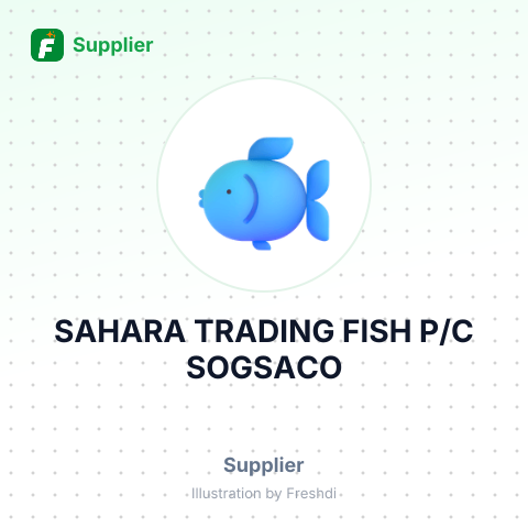 SAHARA TRADING FISH P/C SOGSACO – summary card, no photo uploaded yet