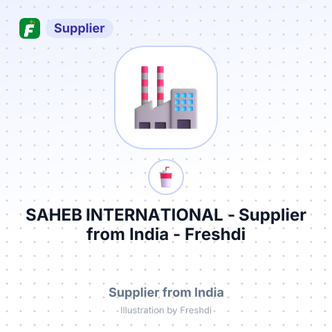 SAHEB INTERNATIONAL – summary card, no photo uploaded yet