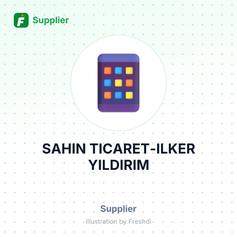 SAHIN TICARET-ILKER YILDIRIM – summary card, no photo uploaded yet