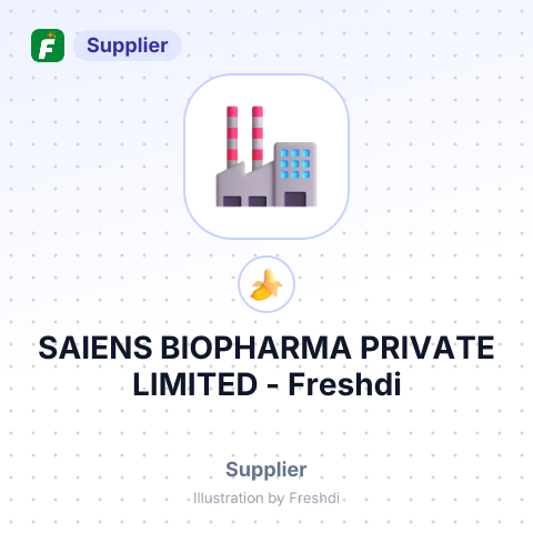 SAIENS BIOPHARMA PRIVATE LIMITED – summary card, no photo uploaded yet