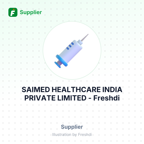 SAIMED HEALTHCARE INDIA PRIVATE LIMITED – summary card, no photo uploaded yet