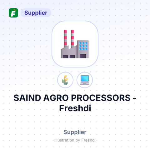 SAIND AGRO PROCESSORS – summary card, no photo uploaded yet