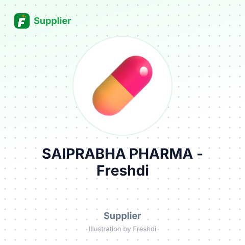 SAIPRABHA PHARMA – summary card, no photo uploaded yet