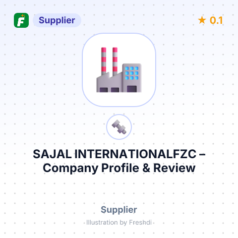SAJAL INTERNATIONALFZC – summary card, no photo uploaded yet