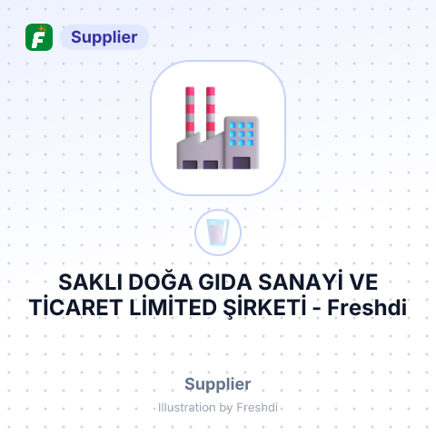 SAKLI DOĞA GIDA SANAYİ VE TİCARET LİMİTED ŞİRKETİ – summary card, no photo uploaded yet