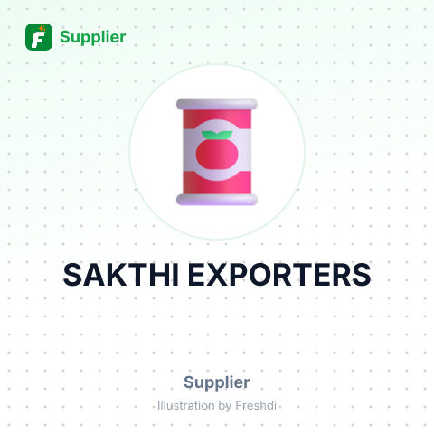 SAKTHI EXPORTERS – summary card, no photo uploaded yet