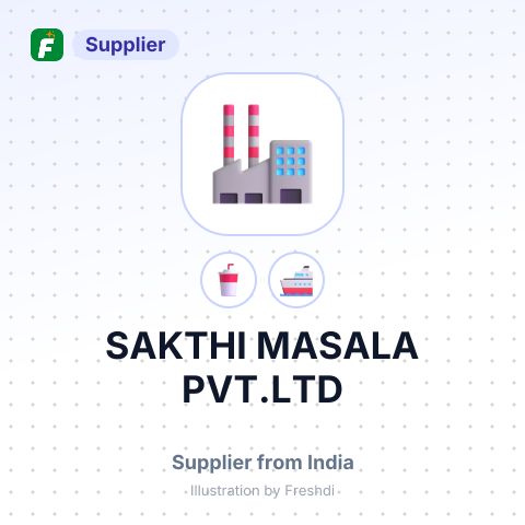 SAKTHI MASALA PVT.LTD – summary card, no photo uploaded yet