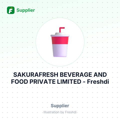 SAKURAFRESH BEVERAGE AND FOOD PRIVATE LIMITED – summary card, no photo uploaded yet