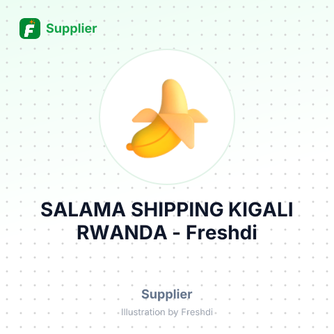 SALAMA SHIPPING KIGALI RWANDA – summary card, no photo uploaded yet