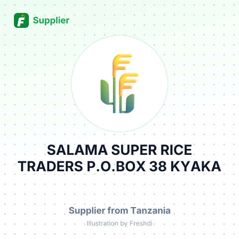 SALAMA SUPER RICE TRADERS P.O.BOX 38 KYAKA MISENYI TANZANIA – summary card, no photo uploaded yet