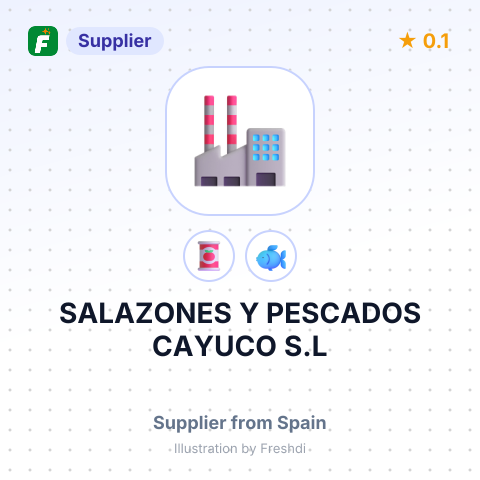 SALAZONES Y PESCADOS CAYUCO S.L – summary card, no photo uploaded yet