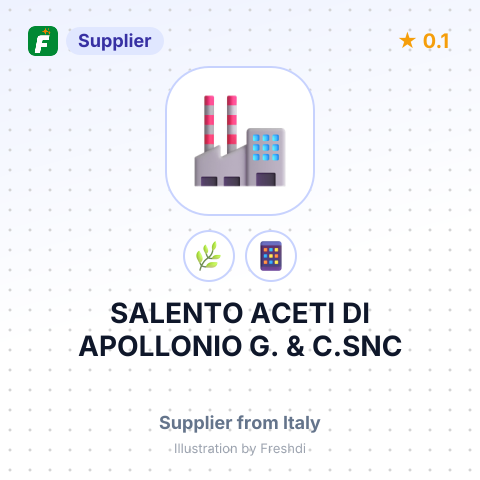 SALENTO ACETI DI APOLLONIO G. & C.SNC – summary card, no photo uploaded yet