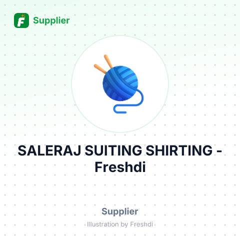 SALERAJ SUITING SHIRTING – summary card, no photo uploaded yet