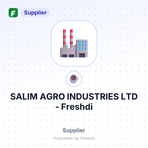 SALIM AGRO INDUSTRIES LTD – summary card, no photo uploaded yet