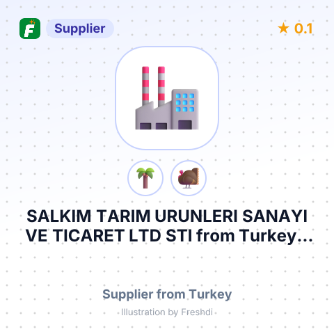 SALKIM TARIM URUNLERI SANAYI VE TICARET LTD STI – summary card, no photo uploaded yet