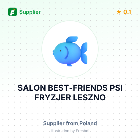 SALON BEST-FRIENDS PSI FRYZJER LESZNO – summary card, no photo uploaded yet