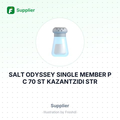 SALT ODYSSEY SINGLE MEMBER P C 70 ST KAZANTZIDI STR – summary card, no photo uploaded yet