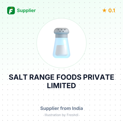 SALT RANGE FOODS PRIVATE LIMITED – summary card, no photo uploaded yet