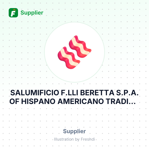 SALUMIFICIO F.LLI BERETTA S.P.A. OF HISPANO AMERICANO TRADING IBERICA S.L – summary card, no photo uploaded yet