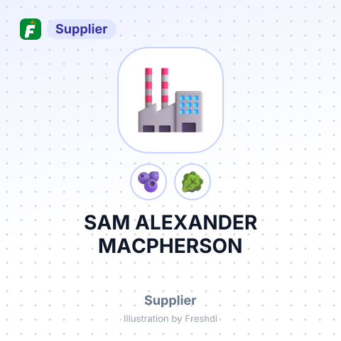 SAM ALEXANDER MACPHERSON – summary card, no photo uploaded yet