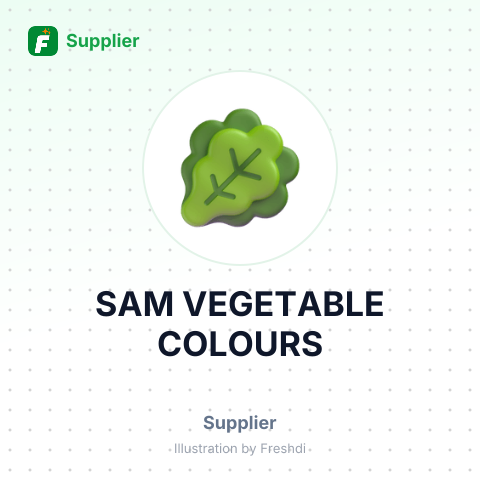 SAM VEGETABLE COLOURS – summary card, no photo uploaded yet