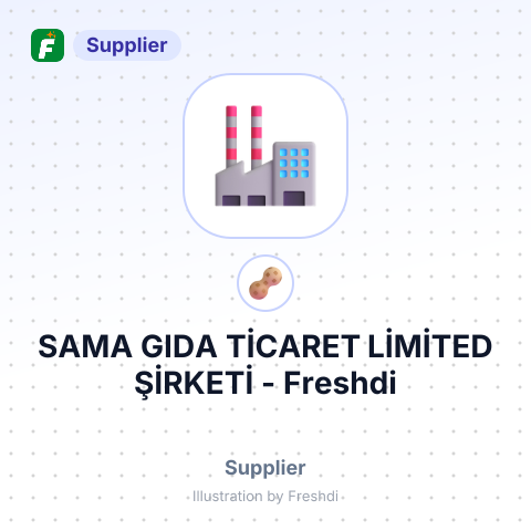 SAMA GIDA TİCARET LİMİTED ŞİRKETİ – summary card, no photo uploaded yet