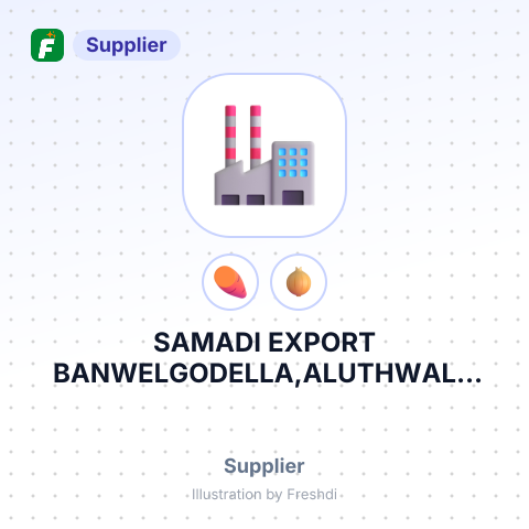 SAMADI EXPORT BANWELGODELLA,ALUTHWALA EXP ONLY TSO - VAT DDC RMU ORDER – summary card, no photo uploaded yet