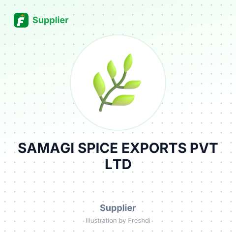 SAMAGI SPICE EXPORTS PVT LTD – summary card, no photo uploaded yet