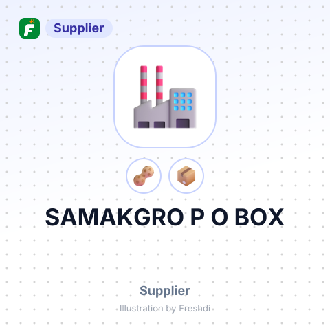 SAMAKGRO P O BOX – summary card, no photo uploaded yet