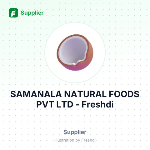 SAMANALA NATURAL FOODS PVT LTD – summary card, no photo uploaded yet