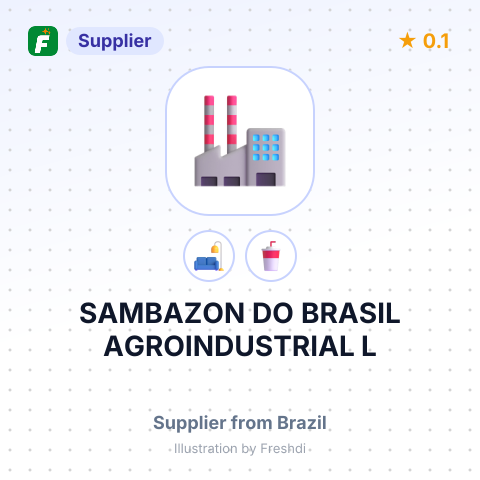SAMBAZON DO BRASIL AGROINDUSTRIAL L – summary card, no photo uploaded yet