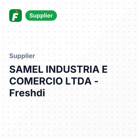SAMEL INDUSTRIA E COMERCIO LTDA – summary card, no photo uploaded yet