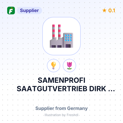 SAMENPROFI SAATGUTVERTRIEB DIRK BENDER – summary card, no photo uploaded yet