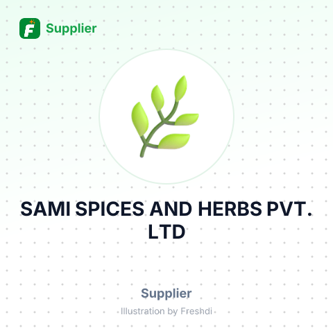SAMI SPICES AND HERBS PVT. LTD – summary card, no photo uploaded yet