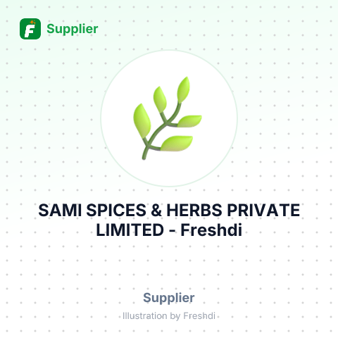 SAMI SPICES & HERBS PRIVATE LIMITED – summary card, no photo uploaded yet