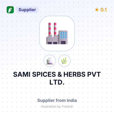 SAMI SPICES & HERBS PVT LTD. – summary card, no photo uploaded yet