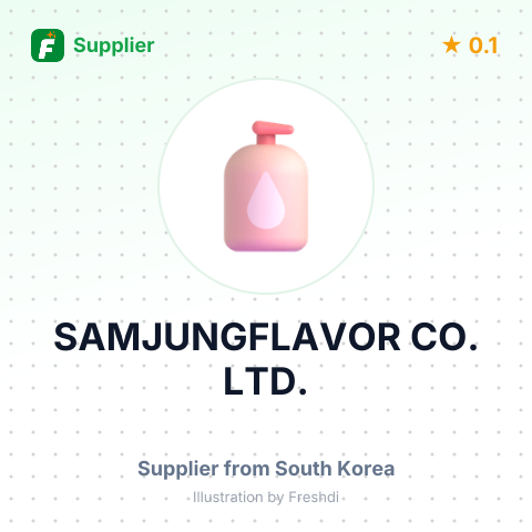 SAMJUNGFLAVOR CO. LTD. – summary card, no photo uploaded yet