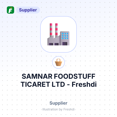SAMNAR FOODSTUFF TICARET LTD – summary card, no photo uploaded yet