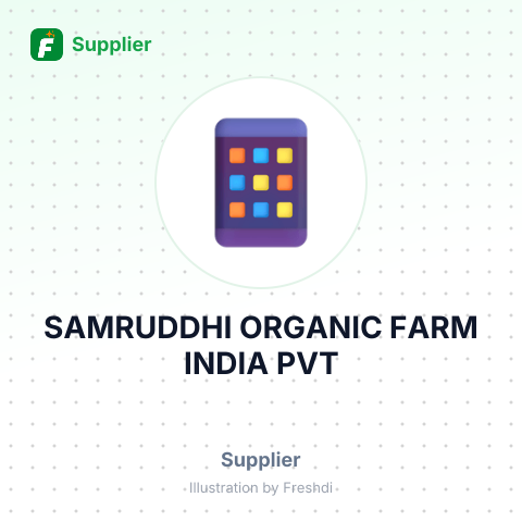 SAMRUDDHI ORGANIC FARM INDIA PVT – summary card, no photo uploaded yet