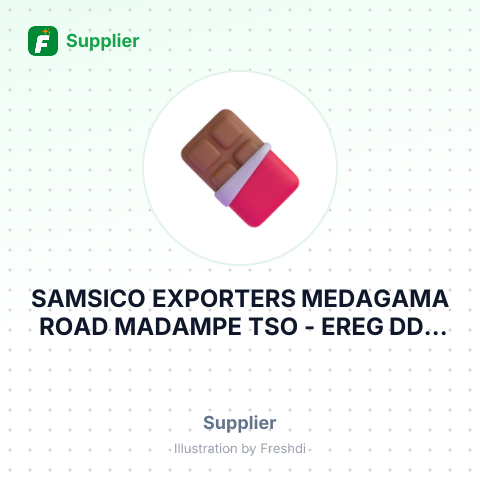 SAMSICO EXPORTERS MEDAGAMA ROAD MADAMPE TSO - EREG DDC RMU ORDER – summary card, no photo uploaded yet